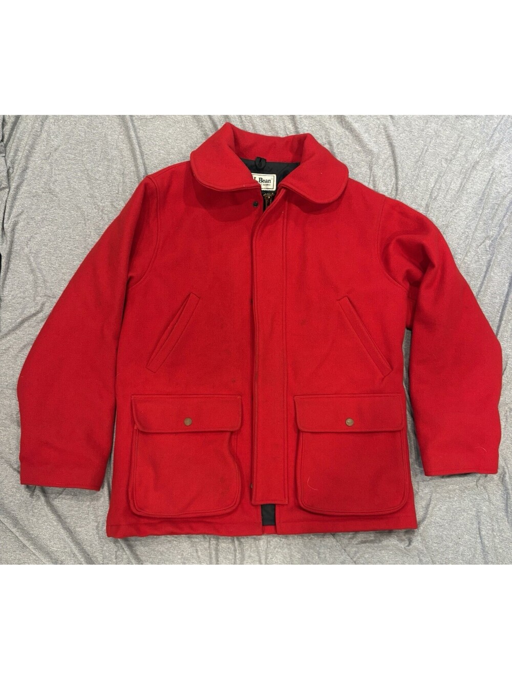 Vintage LL BEAN  Red Wool Coat [COPY]